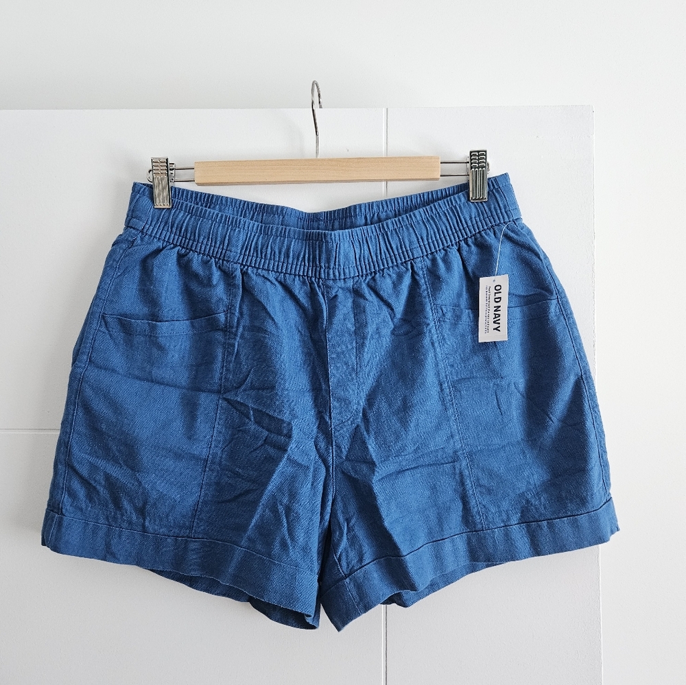 🎉Old Navy M linen blend Shorts NWT Medium